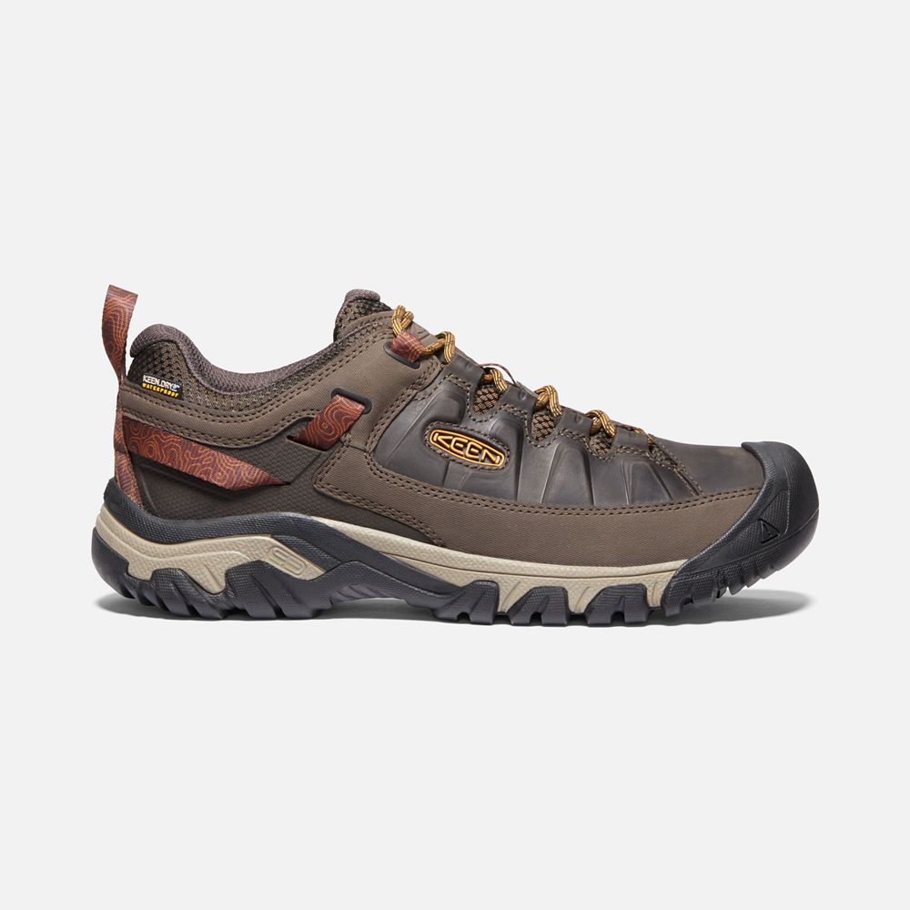 Zapatos de Seguridad Keen Mexico Marrom/Naranjas - Hombre Targhee Iii Waterproof - GB6035179